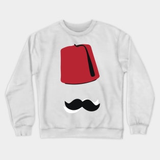 Moroccan man - mustache Crewneck Sweatshirt